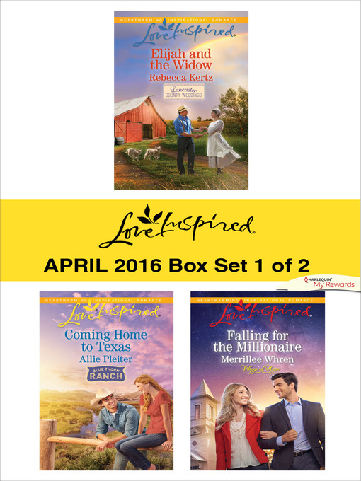 Title details for Harlequin Love Inspired April 2016, Box Set 1 of 2 by Rebecca Kertz - Wait list